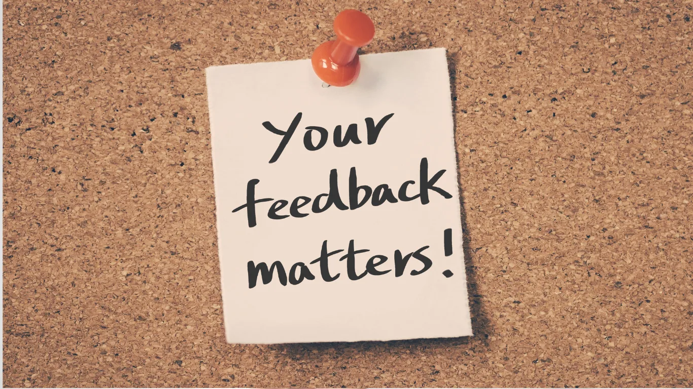 Why feedback matters